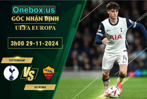 Phân tích chi tiết tỷ lệ kèo Tottenham vs AS Roma