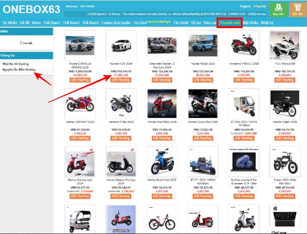 Khuyến Mãi tại Onebox63