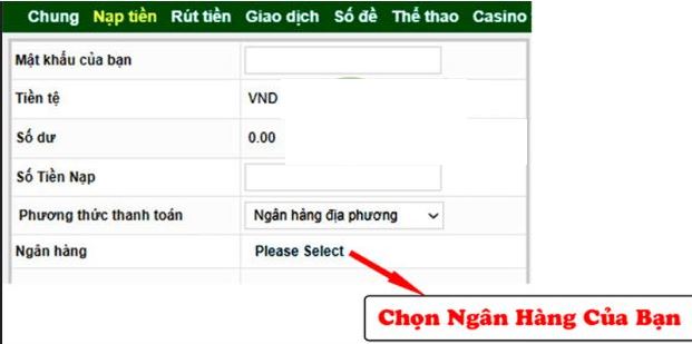 Hướng Dẫn Nạp Tiền