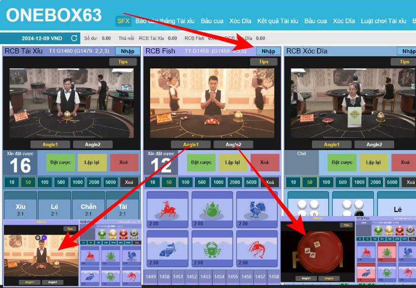 Cách Chơi Bầu Cua tại Onebox63