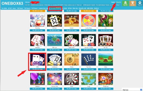 Hướng Dẫn Vào Game Bài ABC