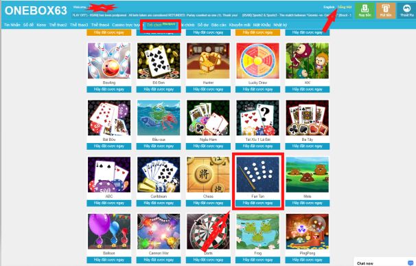 Hướng Dẫn Vào Game FanTan